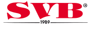 Logotypen för SVB GmbH, ett företag specialiserat på tillbehör till båtar och lustjakter